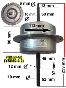 Forzador para A.A Ventana  ==>> 60 W YSK60-4C (YSK60-4-2)